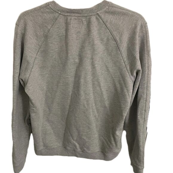 Flint and Tinder Henley Sweater Mens Medium Heather Gray Pocket Outdoor Comfort - Picture 4 of 7